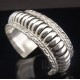 Native American Sterling Silver Cuff Bracelet Signed