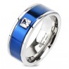 Titanium Band Ring with CZ