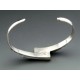 Native American Sterling Cuff Bracelet with Inlay