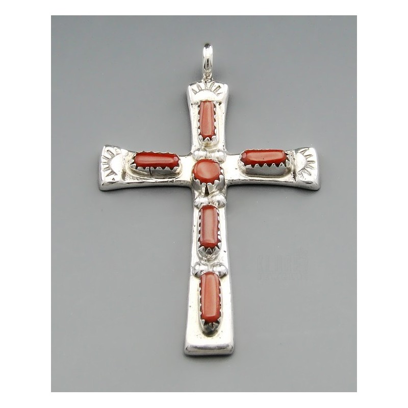 SIGNED Vintage Authentic Native American Indian Jewelry Navajo Sleeping  Beauty Turquoise Sterling Silver Cross Pendant Southwestern Zuni - Etsy
