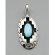 Native American Pendant with Turquoise