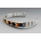 Native American Sterling Silver Cuff Bracelet with Beads