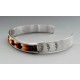 Native American Sterling Silver Cuff Bracelet with Beads