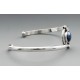 Native American Sterling Silver Cuff Bracelet with Lapis