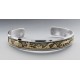 Southwestern Sterling Silver and 12K Gold Filled Cuff Bracelet