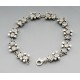 Sterling Silver Bear Link Bracelet 