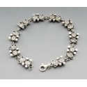 Sterling Silver Bear Link Bracelet 