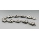 Sterling Silver Bear Link Bracelet 