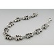 Sterling Silver Bear Link Bracelet 