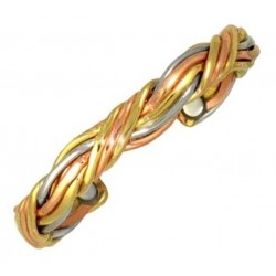 Sergio Lub Magnetic Cuff Bracelet - Cooperation Shiny Metal