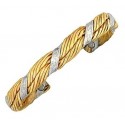Sergio Lub Magnetic Brass Cuff Bracelet - Minoan Goddess