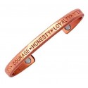 Sergio Lub Magnetic Copper Cuff Bracelet - Magnetic Courage Copper