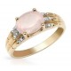 10K Yellow Gold Ring with Gemstones 