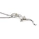 Black Hills Sterling and 12K Gold Lizard Pendant w Necklace