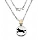 Black Hills Sterling and 12K Gold Horse Pendant with Chain