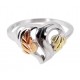 Black Hills Sterling Silver and 12K Gold Heart Ring