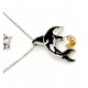 Black Hills Wish Rings Sterling Silver Killer Whale Pendant