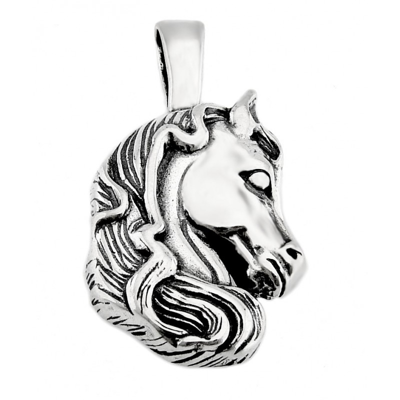 Sterling Silver Horse Head Pendant Jewelry farm Sterling Silver Horse Head Pendant Jewelry farm
