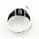 Southwestern Sterling Silver Ring with Black Onyx