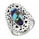 Southwestern Sterling Silver Inlaid Ring – CP Signature 