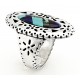 Southwestern Sterling Silver Inlaid Ring – CP Signature 