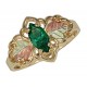 Black Hills 10K Gold Ring with Emerald