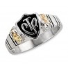 Black Hills 12K Gold on Sterling Silver CTR Ring 