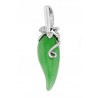 Sterling Silver Jade Pendant