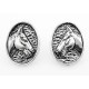 Southwestern Sterling Silver Earrings with Horse Head