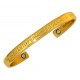 Sergio Lub Magnetic Brass Cuff Bracelet – Peace Brass