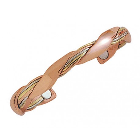 Sergio Lub Magnetic Copper Cuff Bracelet - Magnetic Copper Grapevine