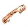 Sergio Lub Magnetic Copper Cuff Bracelet - Magnetic Copper Sage