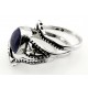 Southwestern Sterling Silver Ring Set with Lapis