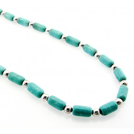 Southwestern Turquoise Necklace with Sterling Silver