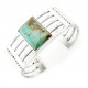 Sterling Silver Cuff Bracelet with Turquoise