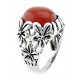Sterling Silver Ring with Carnelian 