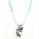 Southwestern Liquid Sterling Silver Necklace with Kokopelli