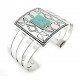Victoria Adams Sterling Silver Cuff Bracelet with Turquoise 