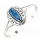 Southwestern Sterling Silver Cuff Bracelet with Lapis