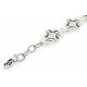 Sterling Silver and Gemstone Toggle Bracelet CP Signature