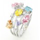 Sterling Silver Cocktail Ring with Multicolored Cubic Zirconia