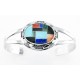 Sterling Silver Chanel Inlay Cuff Bracelet Carolyn Pollack