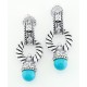 Carolyn Pollack Sterling Silver Earrings with Turquoise