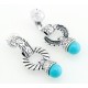 Carolyn Pollack Sterling Silver Earrings with Turquoise