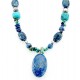 Sterling Silver Lapis and Turquoise Necklace Carolyn Pollack