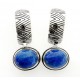 Sterling Silver Reversible Lapis Bear Earrings Carolyn Pollack