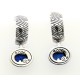 Sterling Silver Reversible Lapis Bear Earrings Carolyn Pollack