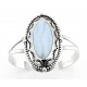 Sterling Silver Blue Lace Agate Cuff Bracelet Carolyn Pollack
