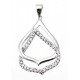Sterling Silver Pendant with CZ
