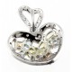 Sterling Silver Heart Pendant with CZ